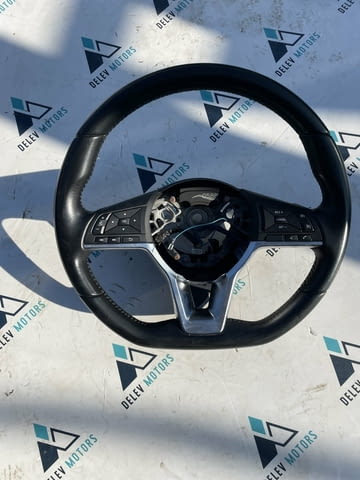 34324266A кожен волан, кормило от Nissan Qashqai 1.3 DIG-T двигател HR13DDT 160 кс. автоматик, панор - снимка 1