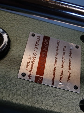 Хидравлична ръчна помпа Vogele AG Mannheim SP/EN 0.6/22F1 Hand Level Oiler Control Valve - снимка 3