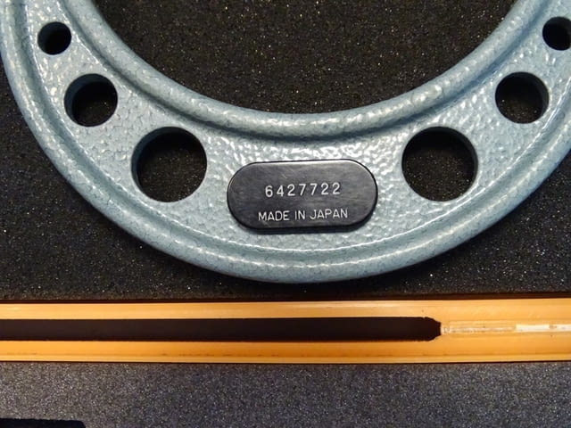 Дисков микрометър Mitutoyo 123-103 (GMA-75) 50-75mm disk micrometer - снимка 4