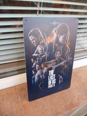 Метална табела филм игра Последните оцелели апокалипсис зомби ожеляване - снимка 2