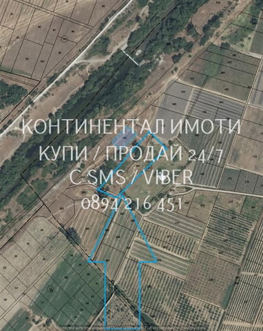 Кодг 62939. Нива 930м2, кат. 5-та на 30 метра от река Въча, достъп е много лесен на 600м от асфалтов - снимка 2