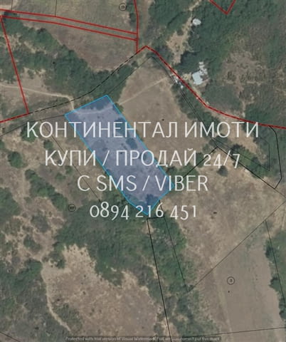 Кодг 62941. Нива 1700м2, кат. 4-та с достъп по селски пътища северно от яз. Устина. Административно - снимка 1