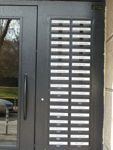 Надписи, номера и др. за пощенски кутии и входни врати - цени БЕЗ конкуренция!!! - снимка 2