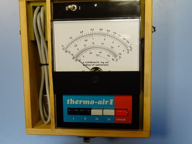 Стрелкови термометър e.schiltknecht ing.sia Termo-air I, city of Plovdiv | Industrial Equipment - снимка 2