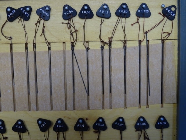 Комплект цилиндрични калибри за резба(телчета) Carl Zeiss Jena DDR Ф0.17-Ф6.35mm - снимка 5