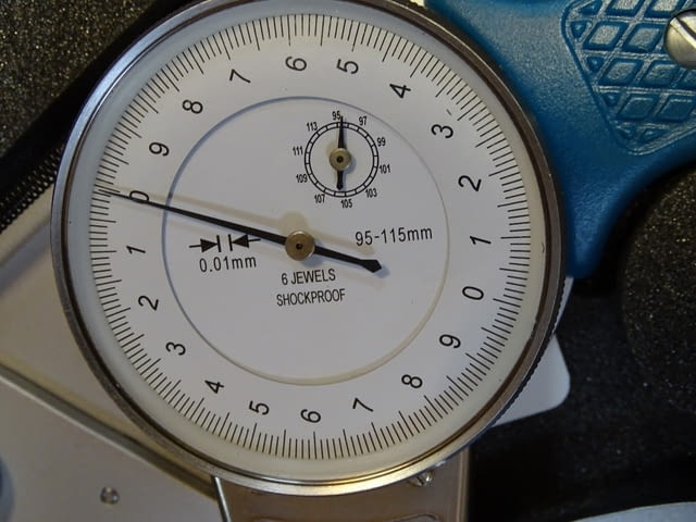 Индикатор с осезател часовников тип INTERNAL CALIBER 95x115mm - снимка 4