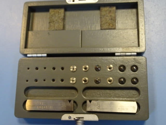 Комплект сферични/контактни накрайници за инструментален микроскоп CARL ZEISS DDR - снимка 4