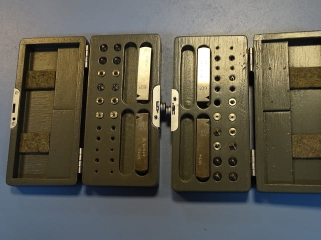 Комплект сферични/контактни накрайници за инструментален микроскоп CARL ZEISS DDR - снимка 5