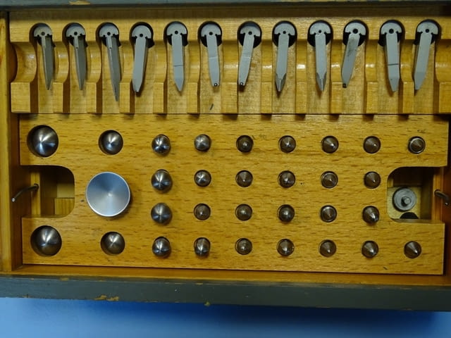 Комплект сферични/контактни накрайници за инструментален микроскоп CARL ZEISS DDR - снимка 6