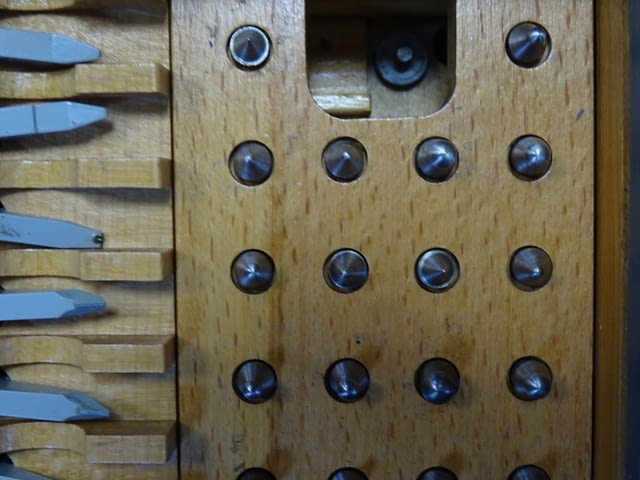 Комплект сферични/контактни накрайници за инструментален микроскоп CARL ZEISS DDR - снимка 8