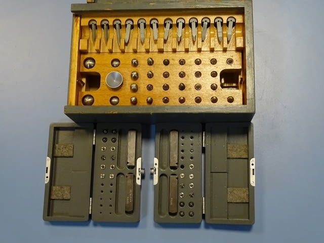 Комплект сферични/контактни накрайници за инструментален микроскоп CARL ZEISS DDR - снимка 9