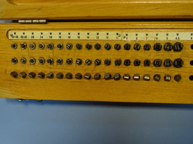 Комплект накрайници за резбомер VEB Suhl W4.5-W48/60, city of Plovdiv | Instruments - снимка 2