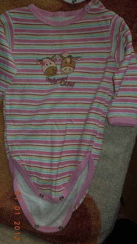 На вашето внимание - ДАТСКИ блузки до 1 г 0-3 месеца (ръст до 62 см.), Unisex, Блуза - град Пловдив | Дрехи - снимка 5