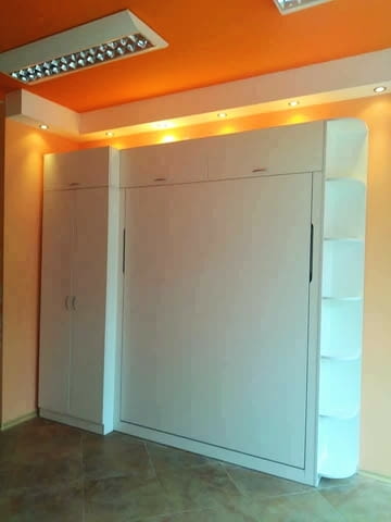 Падащо легло вертикално с гардероб - city of Tsarеvo | Beds - снимка 1