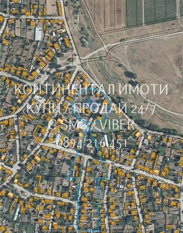 Код 62955. Парцел с перфектна квадратна форма 720м2 с лице на асфалтова улица. В имота има ток, вода - снимка 2