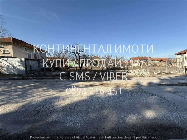 Код 62955. Парцел с перфектна квадратна форма 720м2 с лице на асфалтова улица. В имота има ток, вода - снимка 4