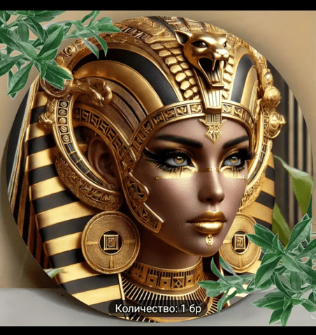 Египетска кралица Ar Deco - city of Montana | Paintings - снимка 1