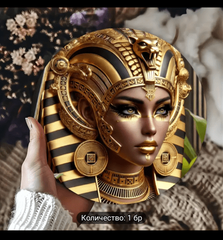 Египетска кралица Ar Deco - city of Montana | Paintings - снимка 2