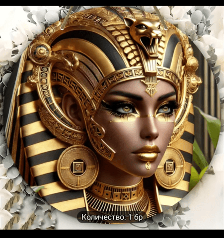 Египетска кралица Ar Deco - city of Montana | Paintings - снимка 3