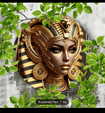 Египетска кралица Ar Deco - city of Montana | Paintings - снимка 5