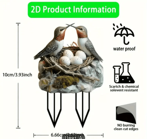 Декорация Гнездо с птици - city of Montana | Furniture & Decoration - снимка 2