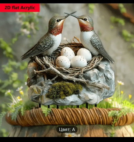 Декорация Гнездо с птици - city of Montana | Furniture & Decoration - снимка 3