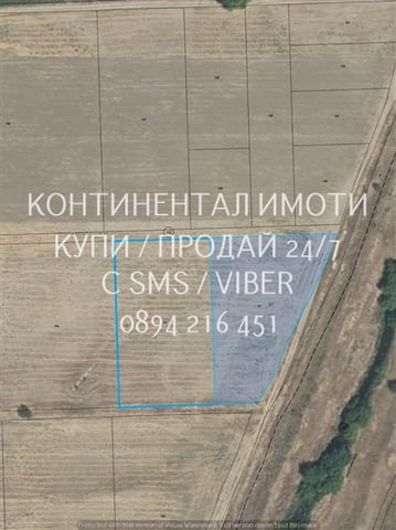 Код 62959. Нива 2700м2, 5-та кат. в непосредствена близост до канал за поливане, достъп по черни път - снимка 1