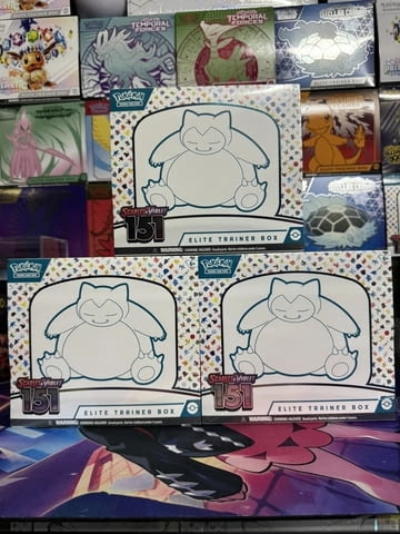 151 elite trainer box Pokemon TCG 151 Elite Trainer Box for sale $55 - снимка 1