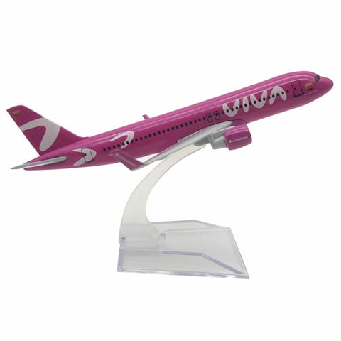 Еърбъс 320 самолет модел маке Airbus A320 Viva метален Low Cost евтини полети - снимка 3