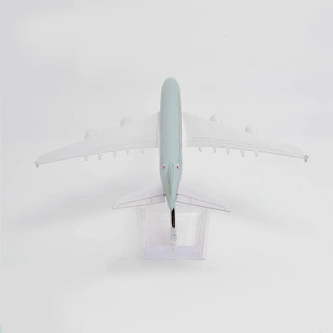 Еърбъс 380 самолет модел макет Qatar Airways метален пътуване билет куфар място запазено - снимка 2