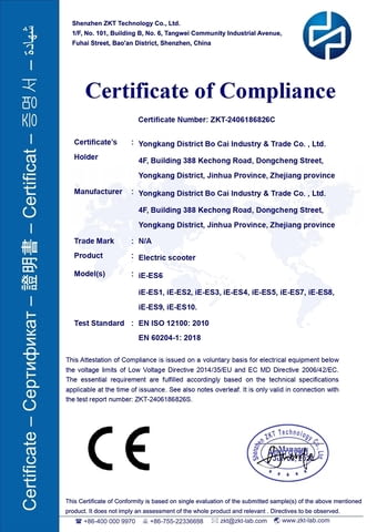 Електрически скутер/тротинетка iENYRID ES1 2400W 20.8AH, city of Razgrad | Other - снимка 9