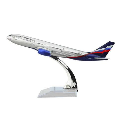 Еърбъс 330 самолет модел макет Аерофлот метален A330 Русия, city of Radomir - снимка 1