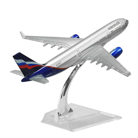 Еърбъс 330 самолет модел макет Аерофлот метален A330 Русия, city of Radomir - снимка 4