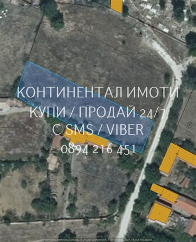 Код. 62967. Голям парцел 1450м2 с лице 16м, който се намира в северната част на селото на тихо и спо - снимка 1
