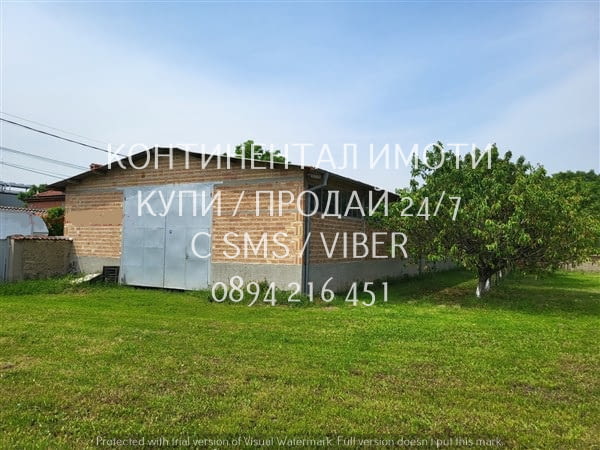 Код 62968. Промишлено монолитно хале 270м2 /покрив метална конструкция/ в парцел 840м2, подходящо за - снимка 2