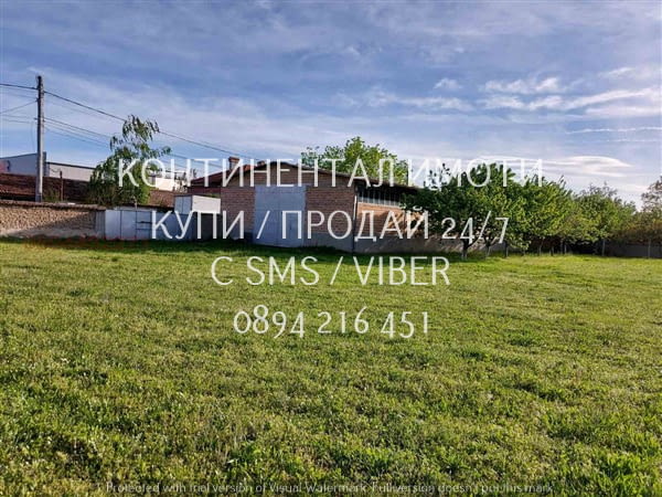 Код 62968. Промишлено монолитно хале 270м2 /покрив метална конструкция/ в парцел 840м2, подходящо за - снимка 3