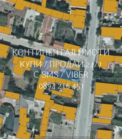 Код 62973. Едноетажна къща 70м2 с двор 320м2 с гараж. Къщата се състои от 2 спални, всекидневна, кор - снимка 1