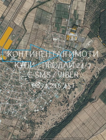 Код 62975. Парцел 900м2, със стара паднала постройка. Прекаран ток и помпа за вода, в двора има фург - снимка 3