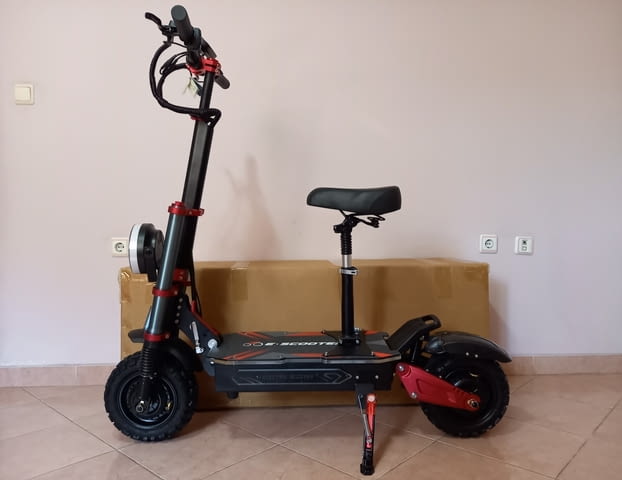 Електрически скутер/тротинетка със седалка BOYUEDA S5 6000W 38AH - снимка 9