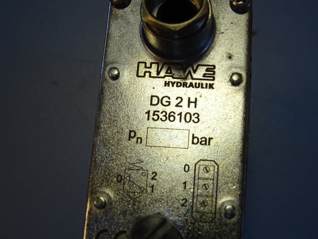 Пресостат хидравличен HAWE DG2H hydraulic pressure switch 40-160 Bar - снимка 2