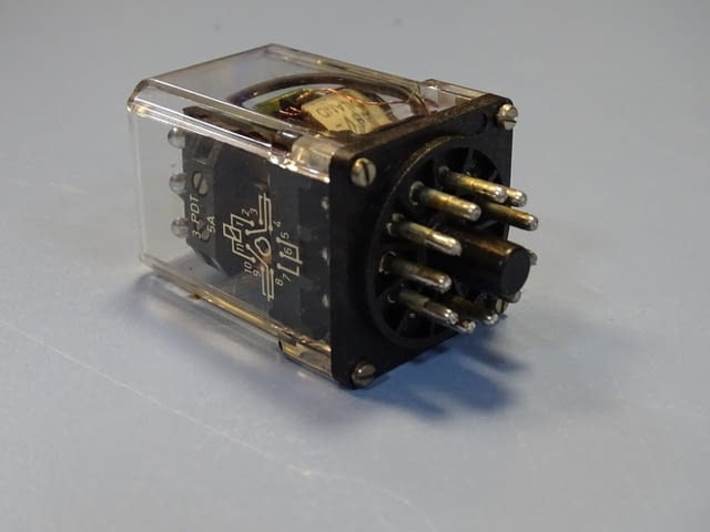 Реле електромагнитнo RELPOL R15 48VDC 3PDT - 3NO+3NC Lumel relay - снимка 4
