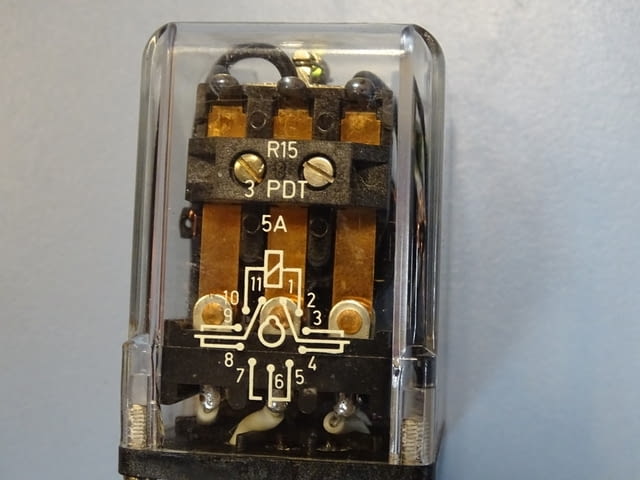 Реле електромагнитнo RELPOL R15 48VDC 3PDT - 3NO+3NC Lumel relay - снимка 8