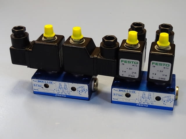 Пневматичен вентил Festo BMCH-2-3-1/8 Solenoid Valve 0-7Bar 24VDC - снимка 11