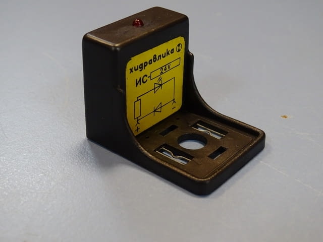 Щекер със светодиод за ел. бобина ИС-24VDC ”Хидравлика”, град Пловдив | Промишлено Оборудване - снимка 1