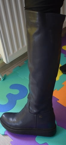 Дамски зимни високи ботуши Autumn/Winter, Elegant, Dark Blue - city of Samokov | Women’s Shoes - снимка 2