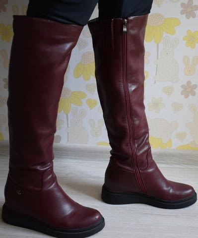 Дамски зимни високи ботуши Autumn/Winter, Elegant, Dark Blue - city of Samokov | Women’s Shoes - снимка 7