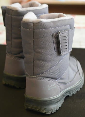 Непромокаеми ботуши за преходи в сняг, с велкро, № 25, лилави - снимка 1