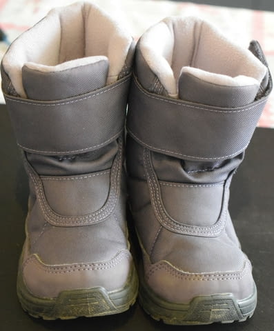 Непромокаеми ботуши за преходи в сняг, с велкро, № 25, лилави - снимка 3