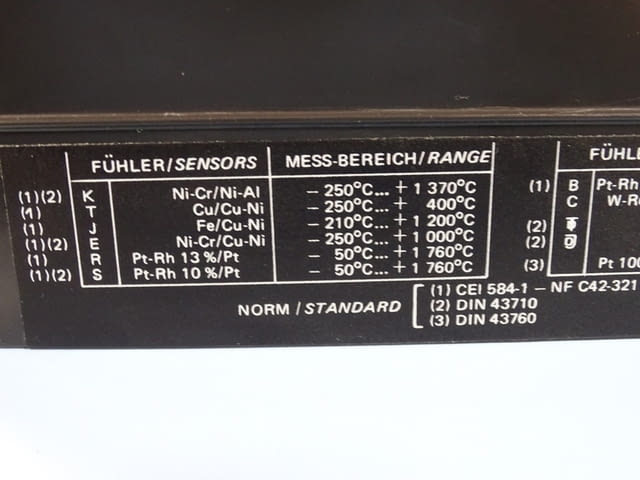 Терморегулатор с релеен изход BBC Goerz Metrawatt M4201 temperaturkalibrator - снимка 6
