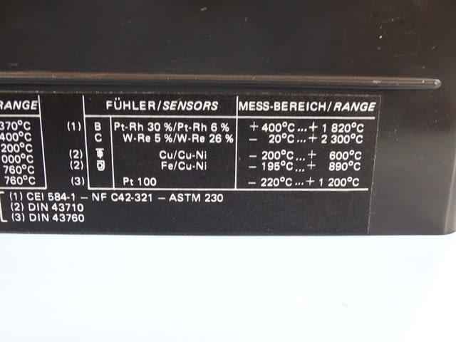 Терморегулатор с релеен изход BBC Goerz Metrawatt M4201 temperaturkalibrator - снимка 7